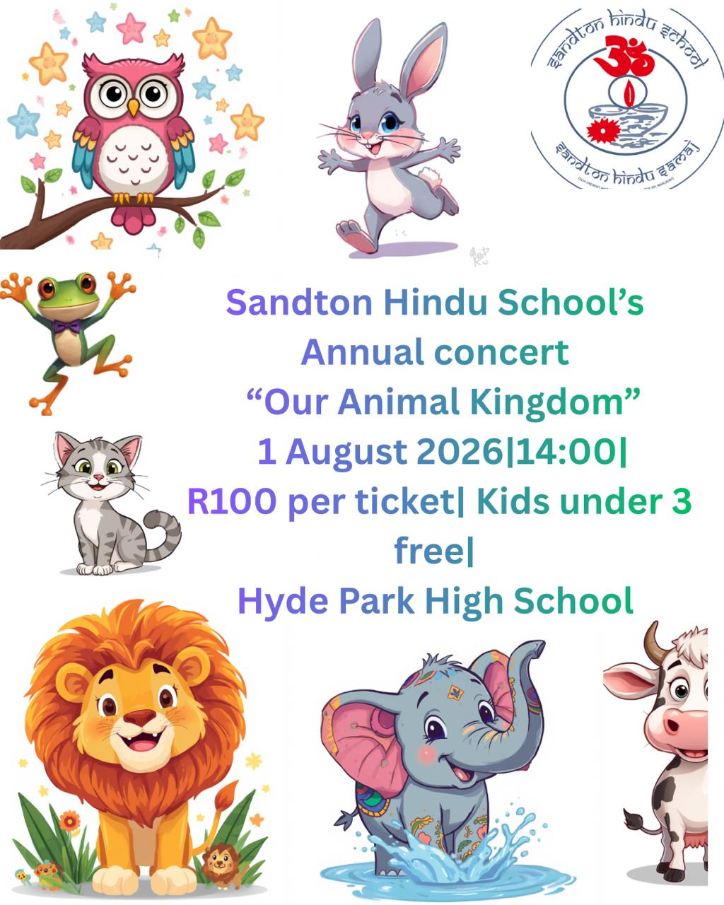 Sandton Hindu School Annual Showcase - 1 August 2026